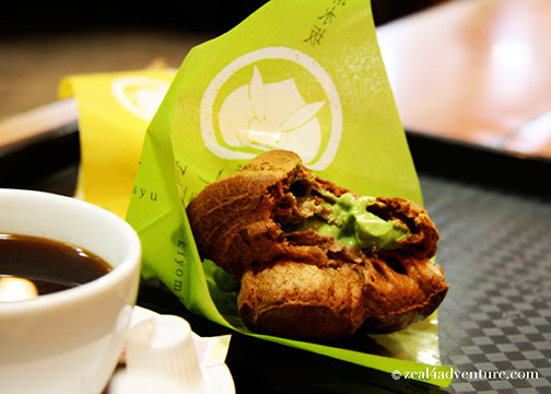 Yatsuhashi-cream-puff