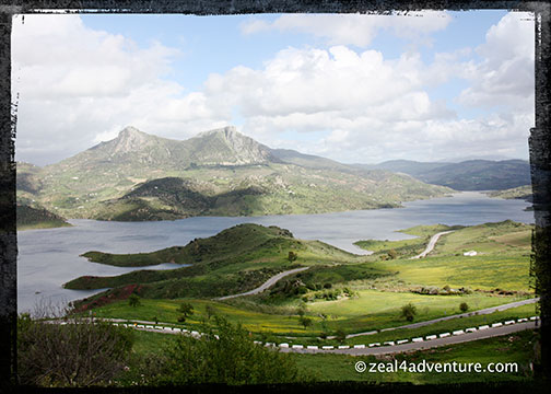 Zahara overlooking the lake